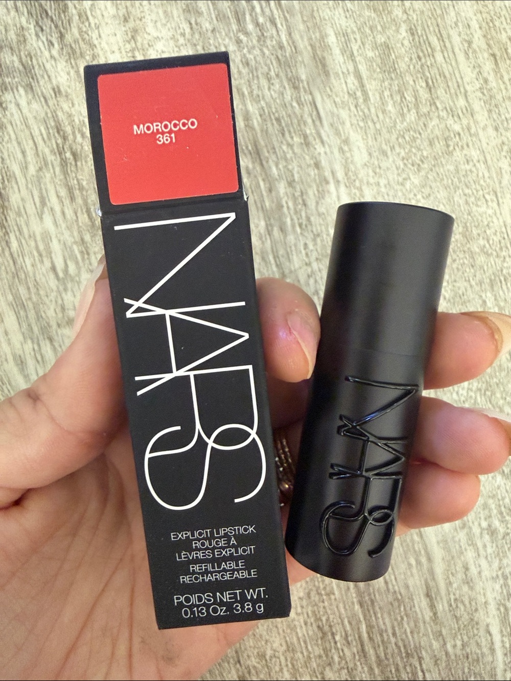 NARS Morocco 361 Red Matte Lipstick $42 retail